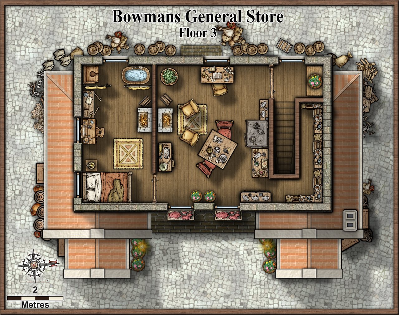 Nibirum Map: bowmans general store floor 3 by Quenten Walker